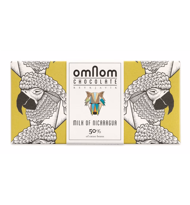 50% Milk of Nicaragua - 60gr Icelandic Bean To Bar Chocolate by Omnom Chocolate