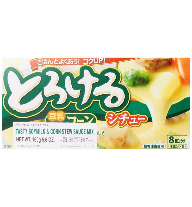 S&B Tasty Stew Mix Soymilk and Corn, 5.6-Ounce