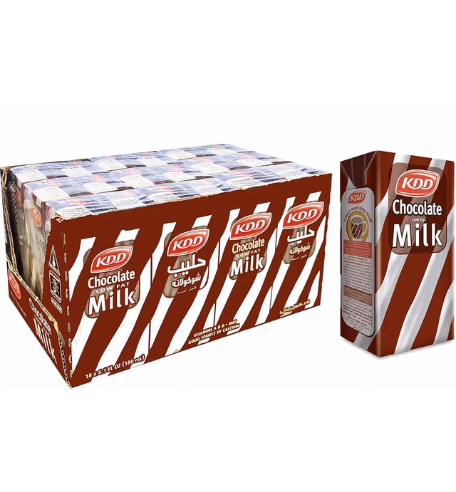 KDD Chocolate Flavored Milk 180ML (18 PACK)