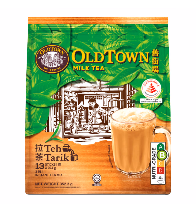 Old Town 3 in 1 Instant Premix Milk Tea - Teh Tarik