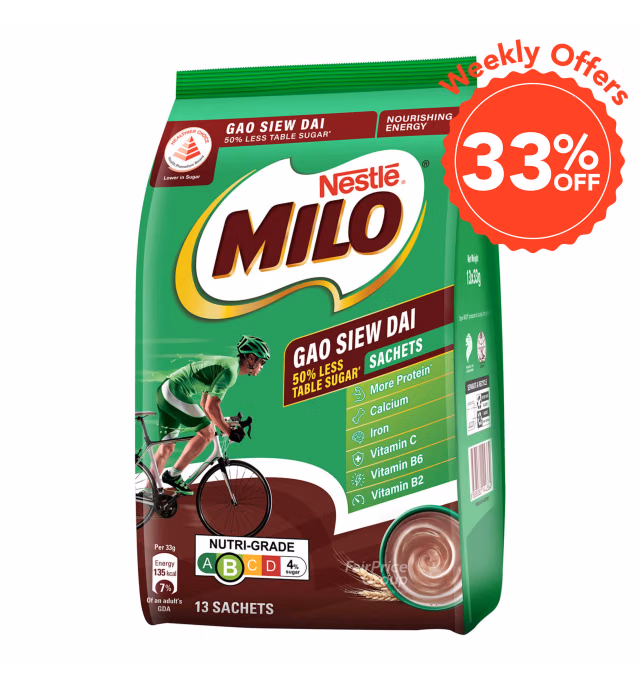 Milo Instant Chocolate Malt with Milk - Gao Siew Dai