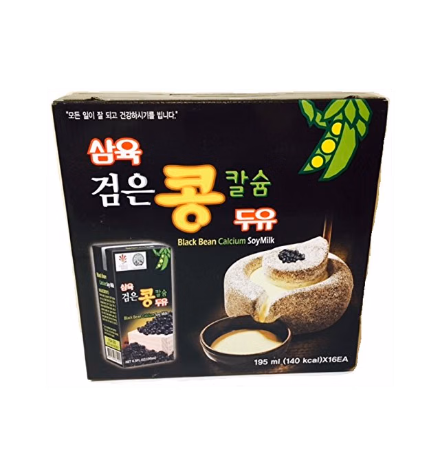 Sahmyook Black Bean Calcium Soy Milk, 6.5 Fl. Ounce (Pack of 16)