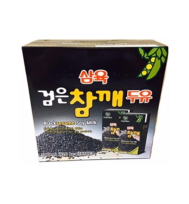 Sahmyook Black Sesame Soy Milk, 6.42 Fl. Ounce (Pack of 16)