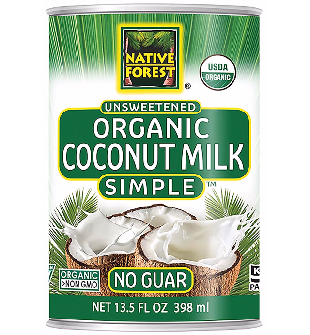 Native Forest Simple Organic Unsweetened Coconut Milk, 13.5 Fl Oz (Pack of 12)