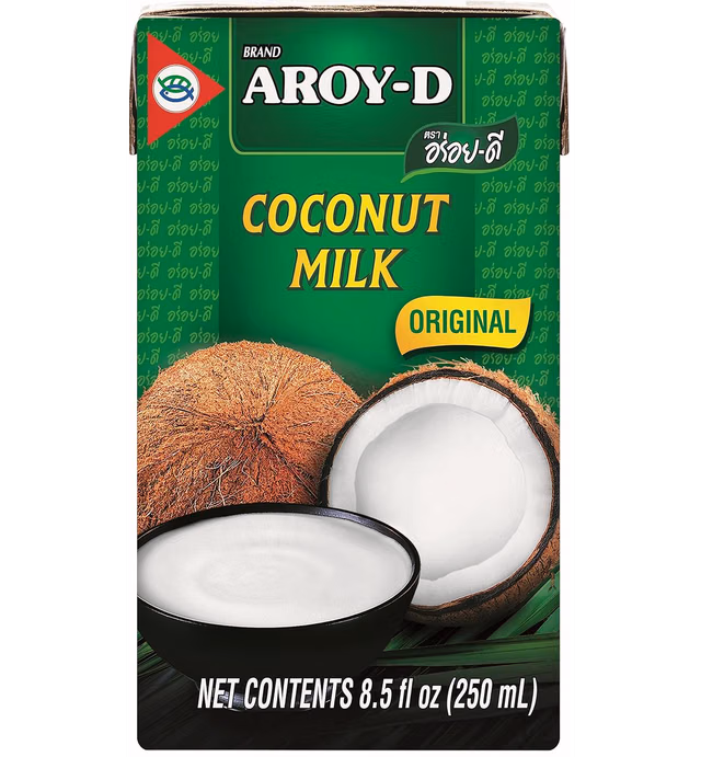 Aroy-D Coconut Milk 8.5 Fl Oz (Pack of 12)