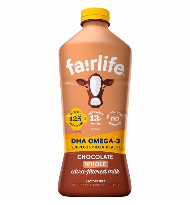 Fairlife Ultra-Filtered Milk with DHA, Whole Chocolate, 52 fl oz