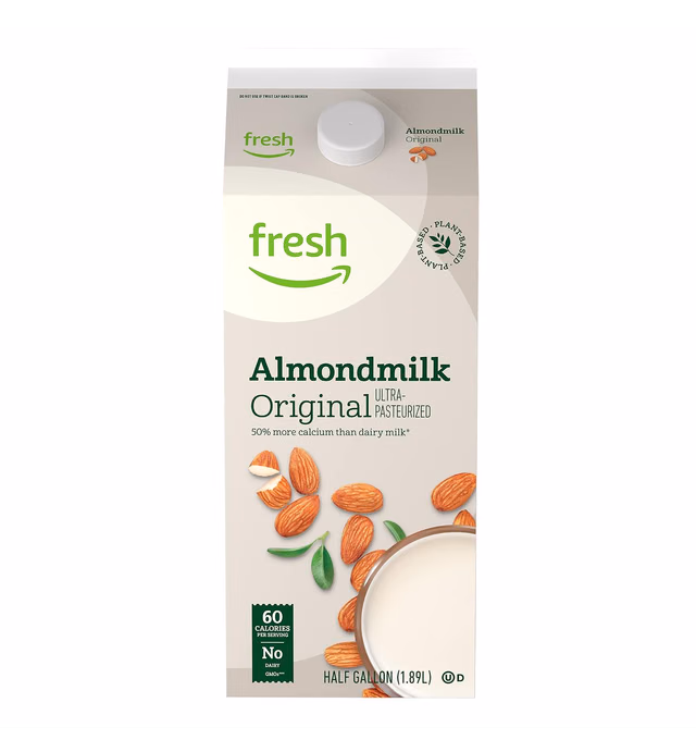 Fresh Brand – Original Almondmilk, 64 fl oz (Previously Happy Belly)