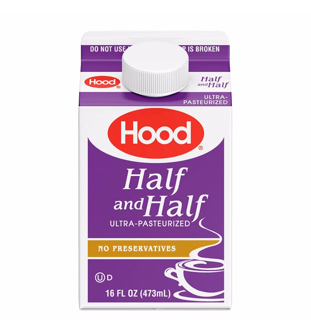 Hood Ultra-Pasteurized Half and Half, 16 oz