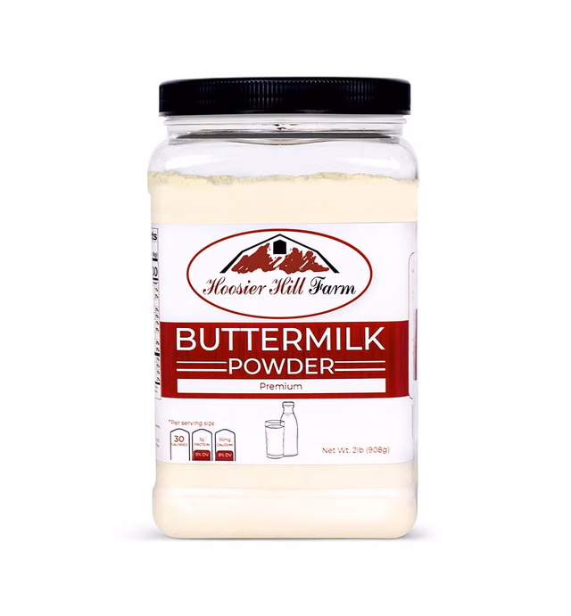 Buttermilk Powder by Hoosier Hill Farm, 2LB (Pack of 1)