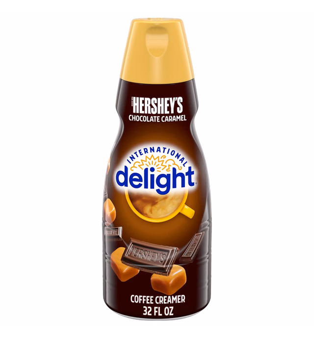 International Delight Coffee Creamer, HERSHEY’S Chocolate Caramel, 32 oz.