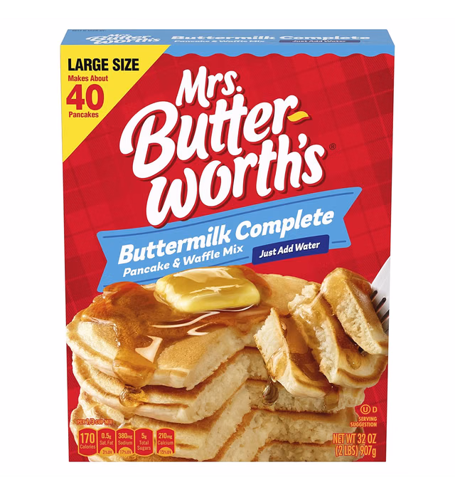 Mrs. Butterworth's Complete Buttermilk Pancake and Waffle Mix, 32 oz