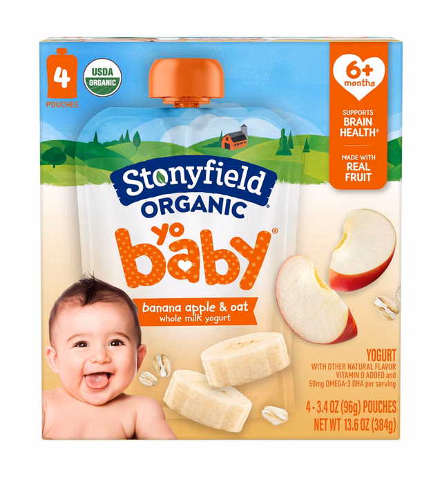 Stonyfield Organic YoBaby Whole Milk Yogurt