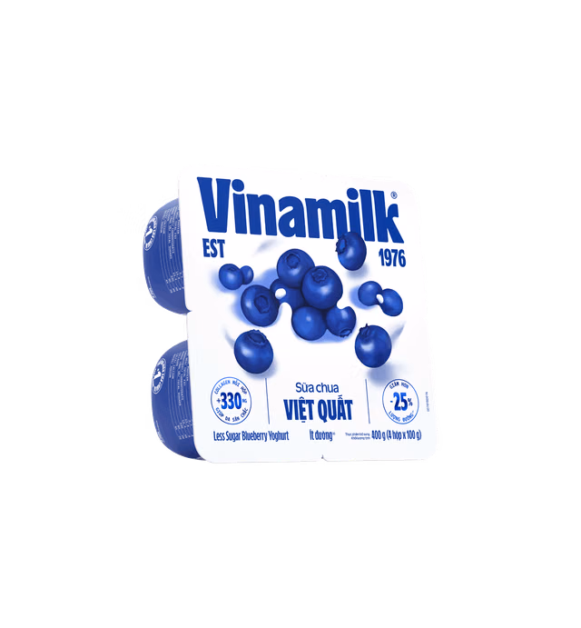 LESS SUGAR BLUEBERRY YOGHURT- VINAMILK