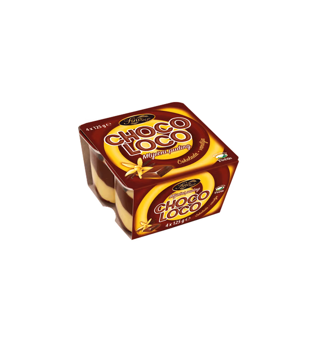 Fino mi je, Choco Loco, swirled Milk pudding 4x125g