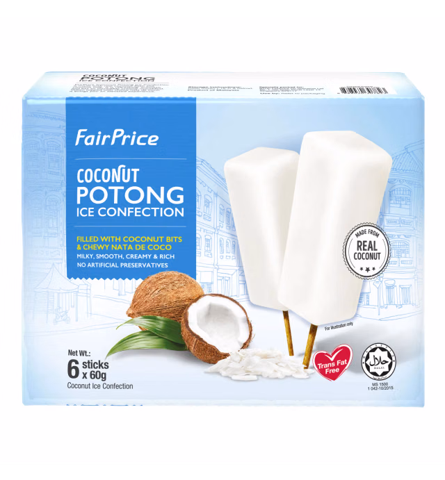 Fairprice Potong Ice Cream - Coconut