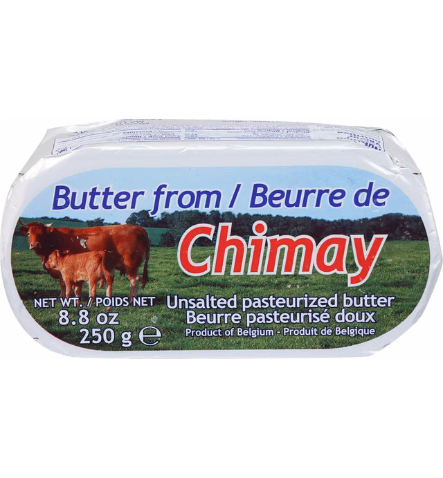 Chimay Unsalted Pasteurized Butter, 8.8 OZ