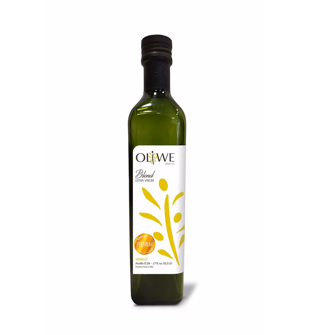 Oliwe - Extra virgin olive oil 16,9 Oz (500 ml), Chilean origin, Maximum acidity 0.2%
