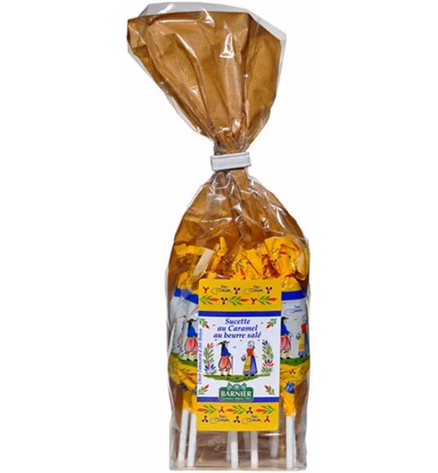 Caramel Lollipops with Salted Butter Sucettes Caramel Au Beurre Sale 12 pcs by Barnier