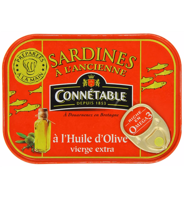 CONNETABLE Sardines In Olive Oil, 115 GR