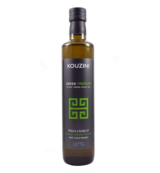 Kouzini Greek Premium Extra Virgin Olive Oil, Cold Pressed, Single Origin, Rich Flavor & Aroma, 500ml