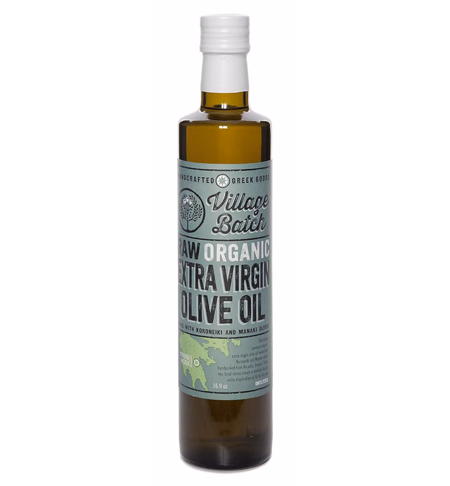 VILLAGE BATCH - AWARD WINNERS - KORONEIKI OLIVE OIL Greek Olive Oil ORGANIC COLD PRESSED OLIVE OIL Extra Virgin Olive Oil High In Polyphenols - Aceite De Oliva Extra Virgen - Olive Oil for Cooking Oil