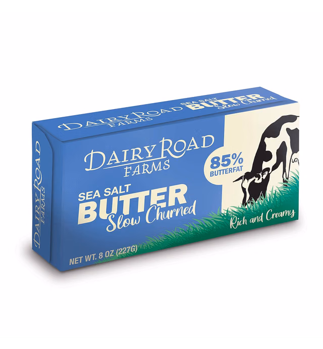 Dairy Road Sea Salt Butter, 8 oz
