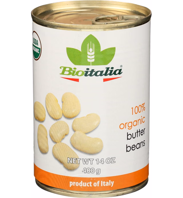 Bioitalia Organic Butter Beans, 14 oz