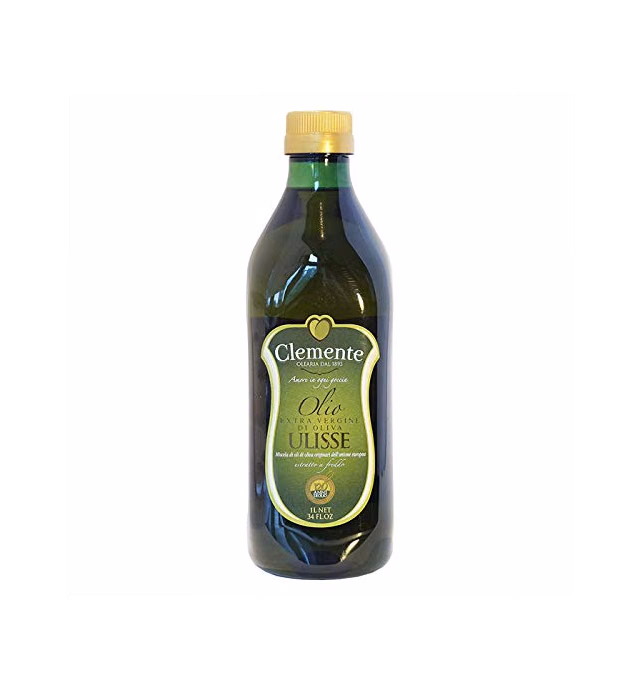 Olive Oil Extra Virgin by Clemente Ulisse NON-GMO (1L) 34 fl oz- Pack of 2