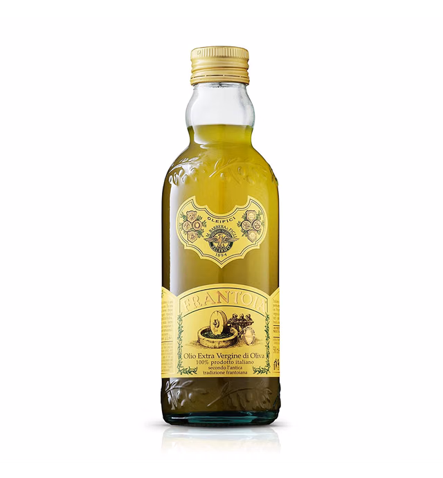 Frantoia Extra Virgin Olive Oil from Italy - Fruity, Unfiltered, Cold Extracted Authentic Sicilian Olive Oil - Fresh Harvest Imported Olive Oil From Italy (16.9 Fl Oz) - 4 Pack