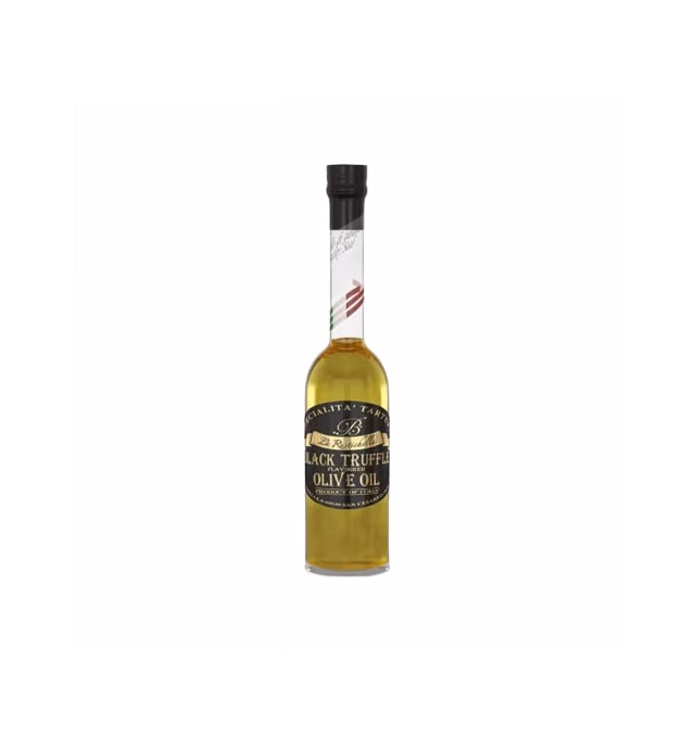 La Rustichella - Black Truffle Olive Oil - Small (100 ml, 3.4 fl oz) - Kosher , Gluten Free