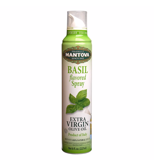 Basil Spray Extra Virgin Olive Oil, 8 oz (Pack of 1)