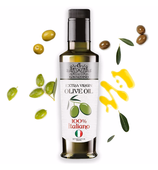Tenute Gavardino Italian Extra Virgin Olive Oil Cold Pressed - Gourmet Olive Oil Cultivar Coratina & Carolea, Polyphenol Rich Olive Oil From Calabria, Robust EVOO Olive Oil From Italy - 16.9 Fl Oz