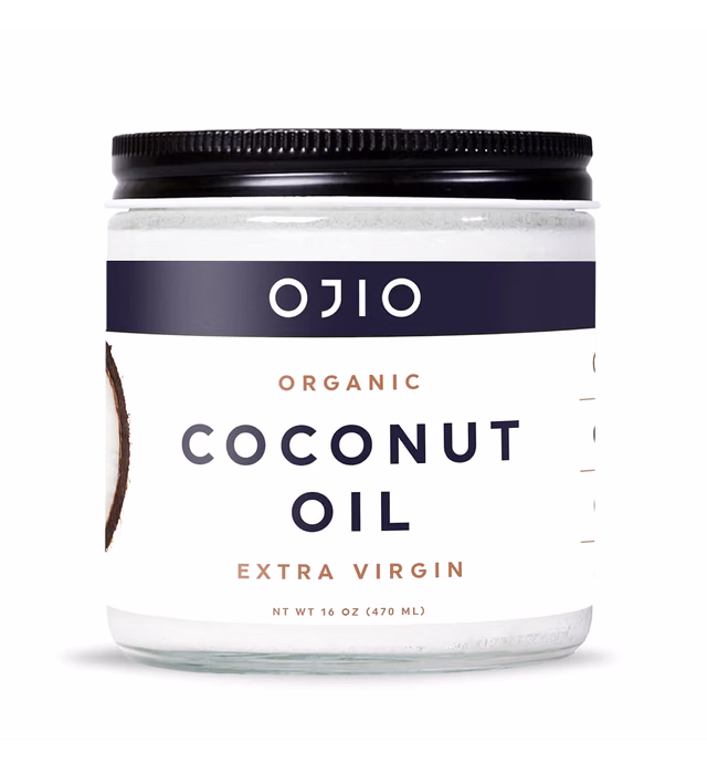 Ojio Ultra Pure UNREFINED Organic Extra Virgin Coconut Oil - Cold Pressed, Gluten-Free, Keto & Paleo Friendly - Organic Pure Coconut Oil For Skin & Hair Care, Cooking, Baking and More - 16 Oz (Pack of 1)