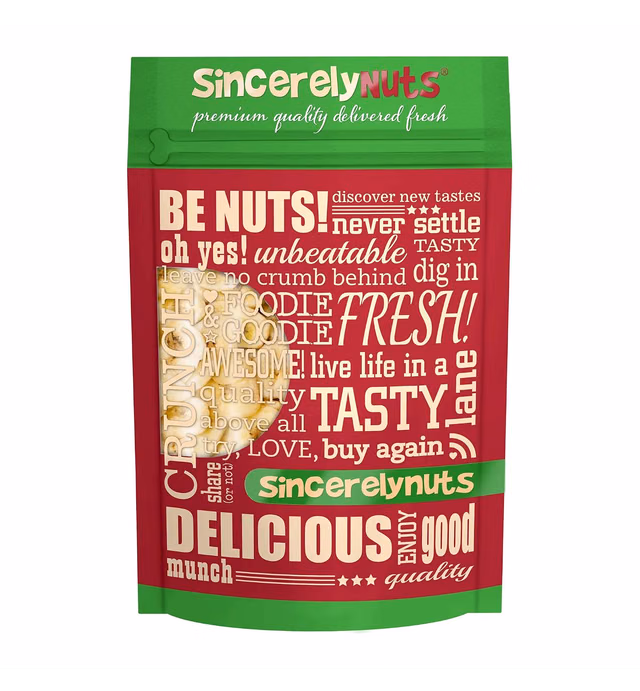 Sincerely Nuts Dried Banana Chips Sweetened - Fresh Sweet Dried Bananas Made w/Ripe Fruit & Coconut Oil - Kosher, Vegan & Gluten Free Snack, 1lb Bag