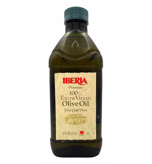 Iberia First Cold Pressed Extra Virgin Olive Oil, 1.5 Liters