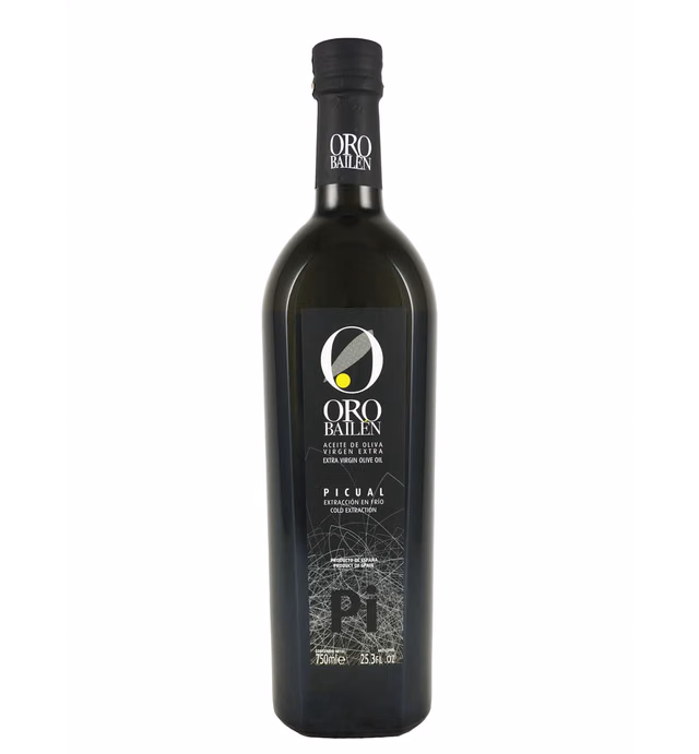 Oro Bailen Reserva Familiar Picual 2020 Harvest - 0.75 Liter / 25.4 Ounce - Spanish Extra Virgin Olive Oil from Jaen, Andalusia