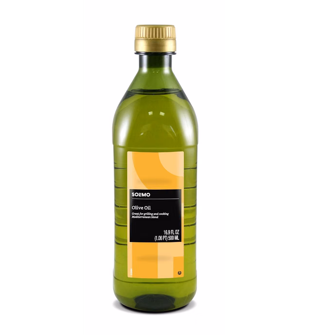 Amazon Brand - Solimo Olive Oil, Mediterranean Blend, 16.9 fl oz (500mL)