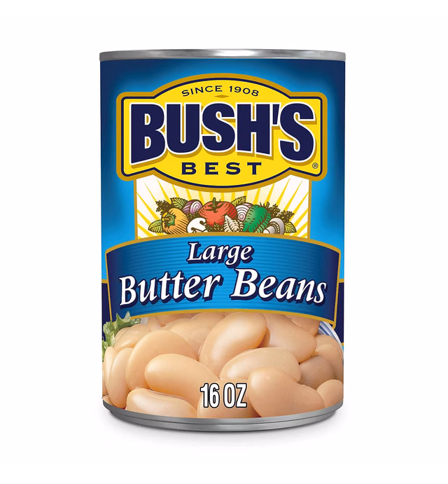 Bush's Best Large Butter Beans 16 oz