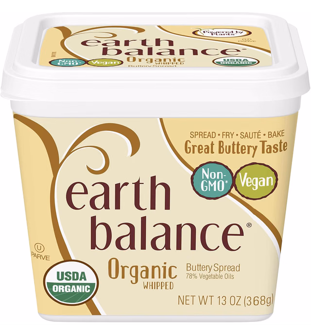 Earth Balance Organic Whipped Buttery Spread, 13 oz.