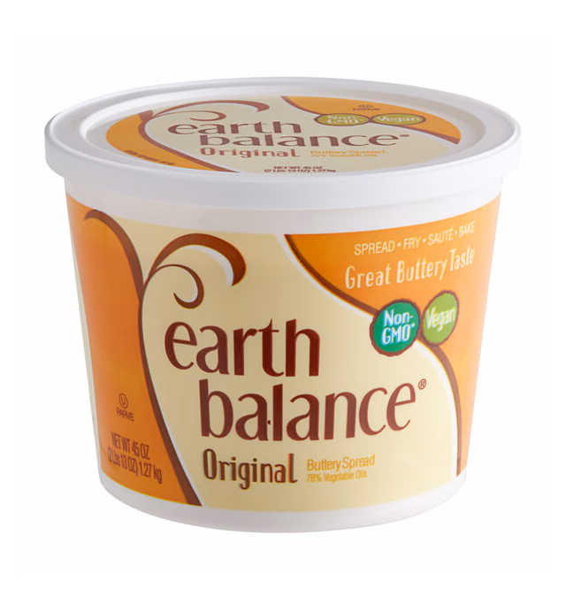 Earth Balance Vegan Original Buttery Spread 45 oz. - 6/Case