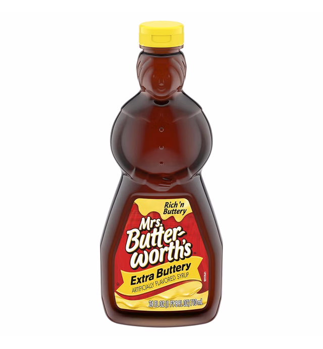 Mrs. Butterworth's Extra Buttery Pancake Syrup, 24 oz, 24 Fl oz