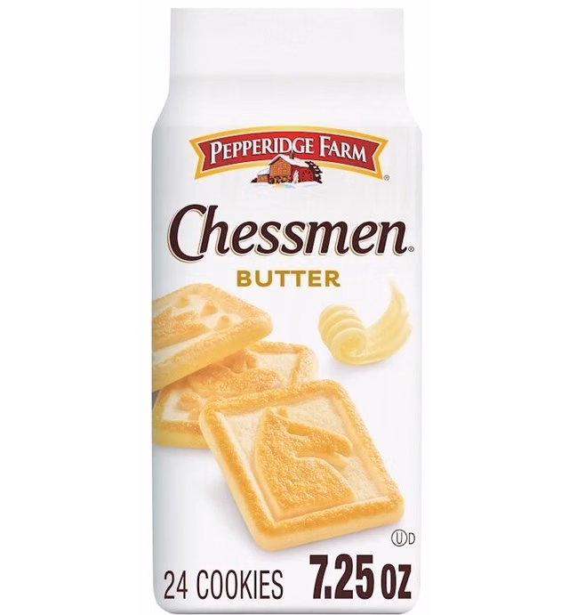 Chessmen Butter Cookies