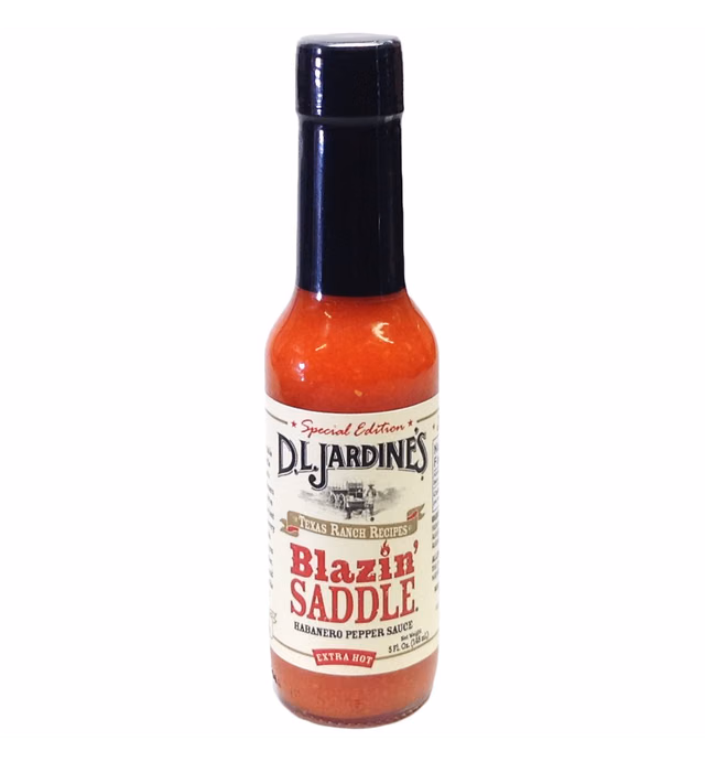 D.L. Jardines Blazin' Saddle Habanero XXX Hot Sauce 5 oz(Pack of 6)