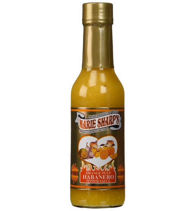 Marie Sharp's Orange Pulp Habanero Hot Sauce (5oz)