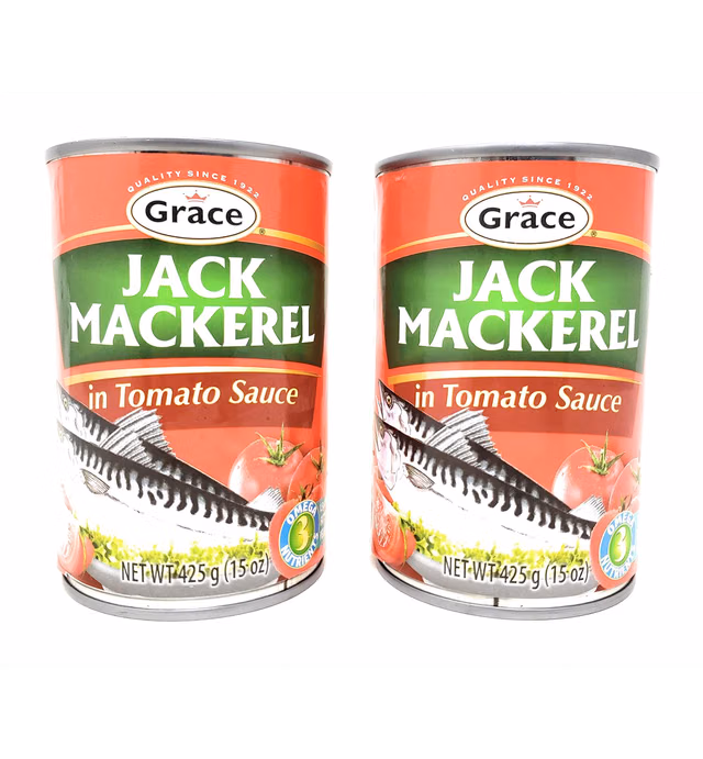 Grace Jack Mackerel in Tomato Sauce (2 Pack, Total of 850g)