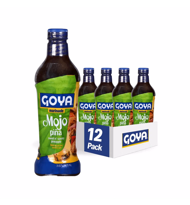 Goya Foods Mojo Marinade Pineapple, 24.5 Fl Oz (Pack of 12)