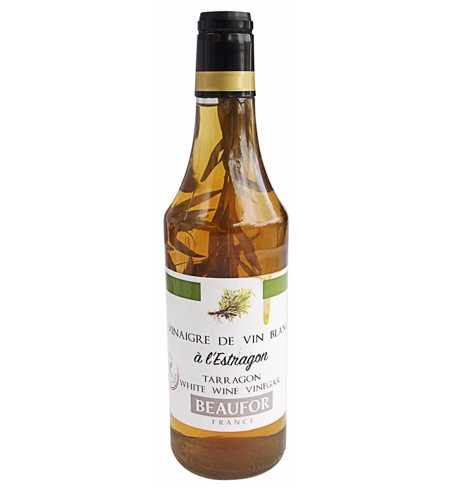 Beaufor White Wine Vinegar, Tarragon, 16.75 oz