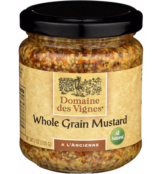 DOMAINE DES VIGNES Whole Grain Mustard, 7 OZ
