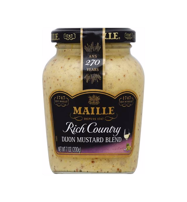 Maille Mustard Dijon Rich Country, 7 oz