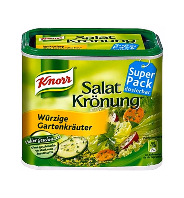 Knorr Garden Herbs Vinaigrette Mix (Gartenkrauter Salat Kroenung)- Pack of 2 Containers